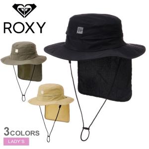 ロキシー 帽子 レディース UV WATER CAMP HAT UV CUT ROXY RSA231715 黒 ぼうし ロゴ ワンポイント｜z-mall