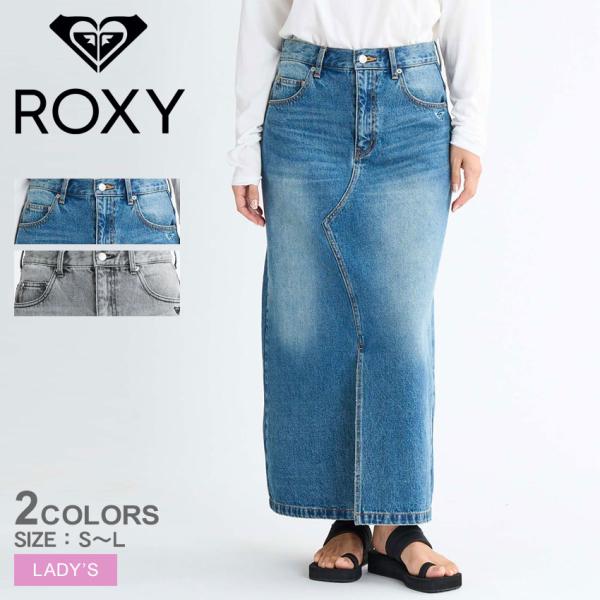 ロキシー スカート レディース ROXY RSK251062 ブラック 黒 ブルー 青 デニム デニ...