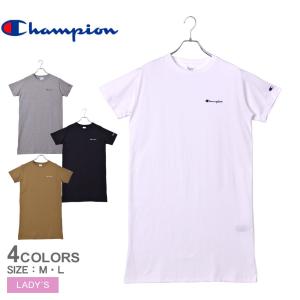 チャンピオン ワンピース レディース ウィメンズ ワンピース ドレス CHAMPION CW-S304  カーキ｜z-mall