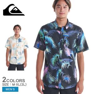 クイックシルバー 半袖シャツ メンズ TROPICAL GLITCH SS QUIKSILVER EQYWT04492  アロハシャツ 海 川｜z-mall