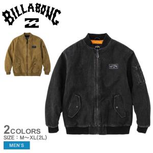 ビラボン MA-1 ジャケット メンズ BILLABONG BD012765 ブラック 黒 グリーン 緑 アウター インナージャケット 中綿 羽織 ノーカラージャケット 防寒 保温｜z-mall