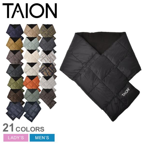 タイオン マフラー メンズ レディース TAION TAION-201A ブラック 黒 ネイビー 紺...