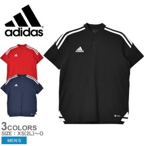 送料無料 SALE アディダス ポロシャツ メンズ CONDIVO 22 ADIDAS SV677  ネイビー レッド トップス シャツ ポロ ロゴ サッカー フットサル｜z-mall