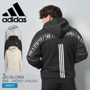 アディダス スポーツウェア メンズ ワーディング ルーズフィット フリース フルジップパーカー ジェンダーニュートラル ADIDAS