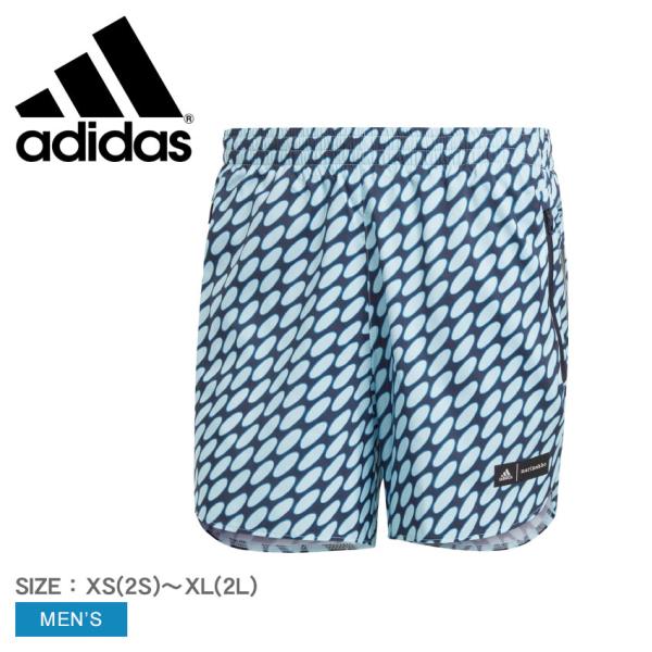 【ゆうパケット可】 アディダス ハーフパンツ メンズ ADIDAS EUY66 ブラック 黒 ブルー...