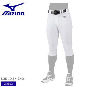 ミズノ パンツ メンズ レディース ユニセックス GACHIユニフォーム（ショートタイプ） MIZUNO 12JD2F64 ホワイト 白 野球 ひざ丈｜z-mall