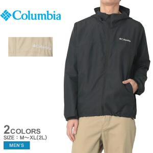 コロンビア ウィンドブレーカー メンズ COLUMBIA XE2326 ブラック 黒 ベージュ ウェア ウエア ジャケット ウインドブレーカー 長袖 上着 フード パーカー