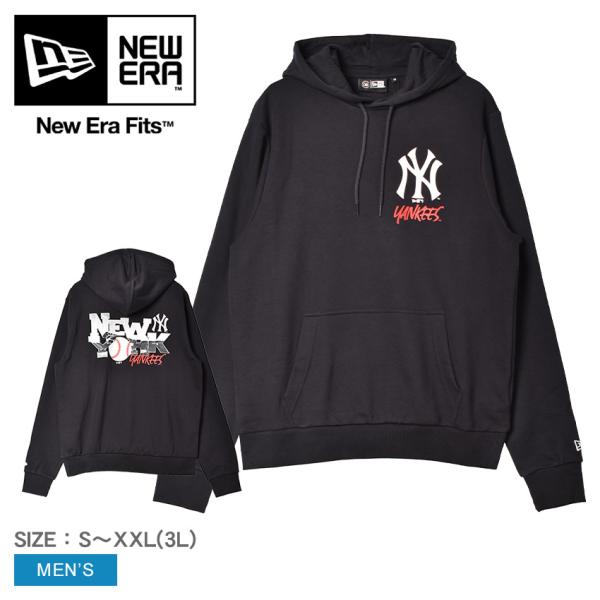 ニューエラ パーカー メンズ NEW ERA 60332161 ネイビー 紺 NEW YORK YA...