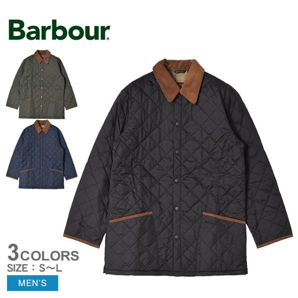 バブアー キルティングジャケット メンズ BARBOUR MQU1816 カーキ ネイビー 紺 リデ...
