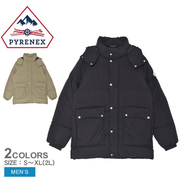 ピレネックス ダウンジャケット メンズ スナッグル PYRENEX HMY001 ブラック 黒 ベー...