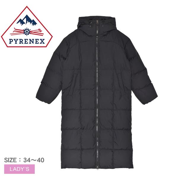 ピレネックス ダウンジャケット レディース アトラクト PYRENEX HWY018 ブラック 黒 ...