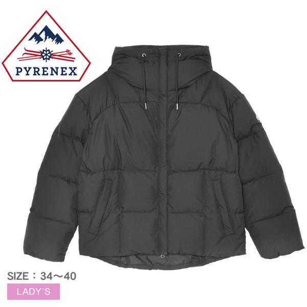 ピレネックス ダウンジャケット レディース PYRENEX HWY043 ブラック 黒 アウター ウ...