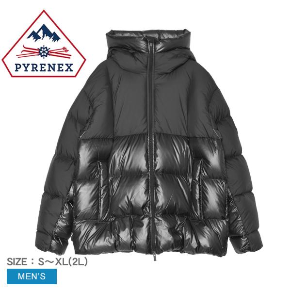 ピレネックス ダウンジャケット メンズ レディース PYRENEX HUY018 ブラック 黒 ウェ...