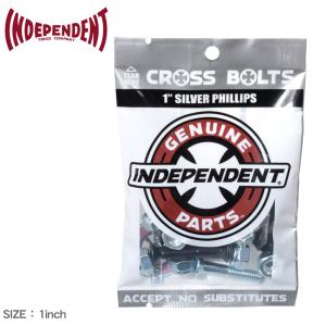 【ゆうパケット可】 （ゆうパケット可） INDEPENDENT ボルト CROSS BOLTS 1 SILVER PHILLIPS 33531251｜z-mall