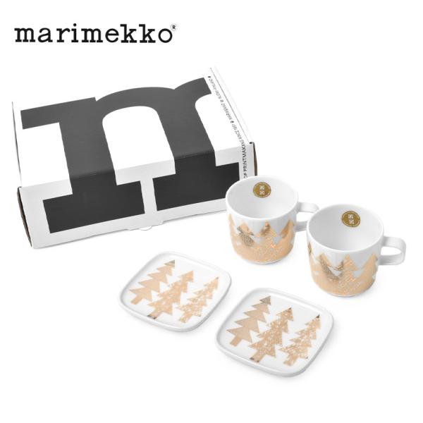 マリメッコ マグカップ＆プレートセット 食器 MARIMEKKO 72865 マグ コップ コーヒー...