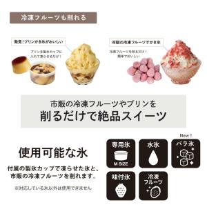 最新モデル 電動 かき氷器 とろ雪 ふわふわ ...の詳細画像5