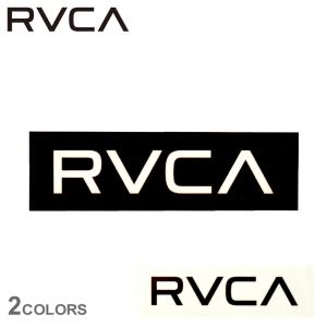 （ネコポス配送） ルーカ プリントステッカー RVCA R24S003 黒 白 シール グラフィック サーフィン サーファー サーフボード プリント スーツケース