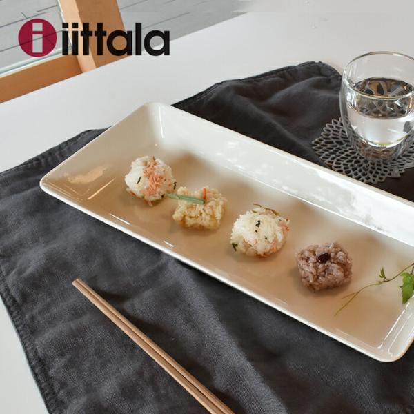 イッタラ ティーマ 皿 プラッター ロングプレート 16cm×37cm ホワイト iittala t...