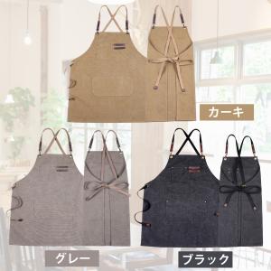 ワークエプロン キャンバス エプロン おしゃれ...の詳細画像5