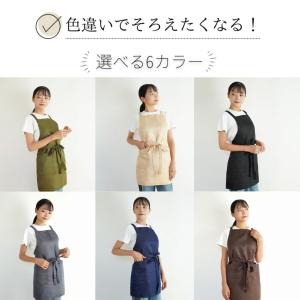 エプロン カフェエプロン ショート丈 おしゃれ...の詳細画像4