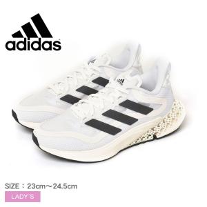 アディダス ランニングシューズ レディース 4DFWD パルス 2 ADIDAS GY1650 白 黒 靴 シューズ ブランド ジム｜z-sports