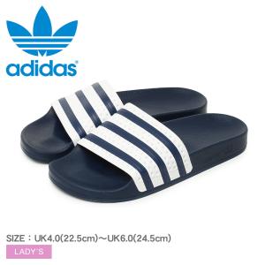 アディダス オリジナルス サンダル レディース アディレッタ adidas originals ADILETTE G16220 ブルー 青 ネイビー 紺 靴 シューズ 海 川