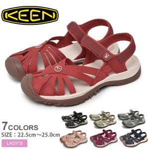 キーン サンダル レディース ローズ サンダル KEEN ROSE SANDAL 靴 黒 ブラック グレー ピンク レッド ネイビー アウトドア コンフォートサンダル