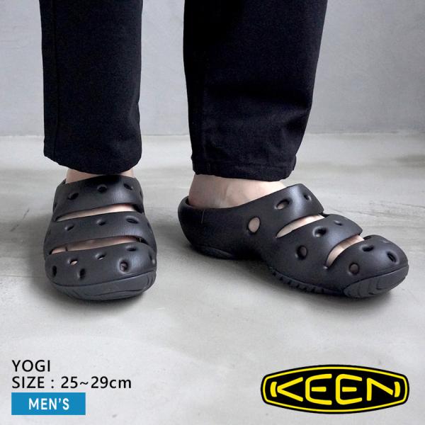 キーン サンダル メンズ ヨギ KEEN 1028957 ブラック 黒 シューズ 靴 クロッグサンダ...