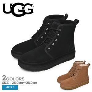 アグ ブーツ メンズ ニューメルハイ UGG 1130711 ブラック 黒 ブラウン 靴 シューズ ショートブーツ モコモコ スエード ブランド｜z-sports