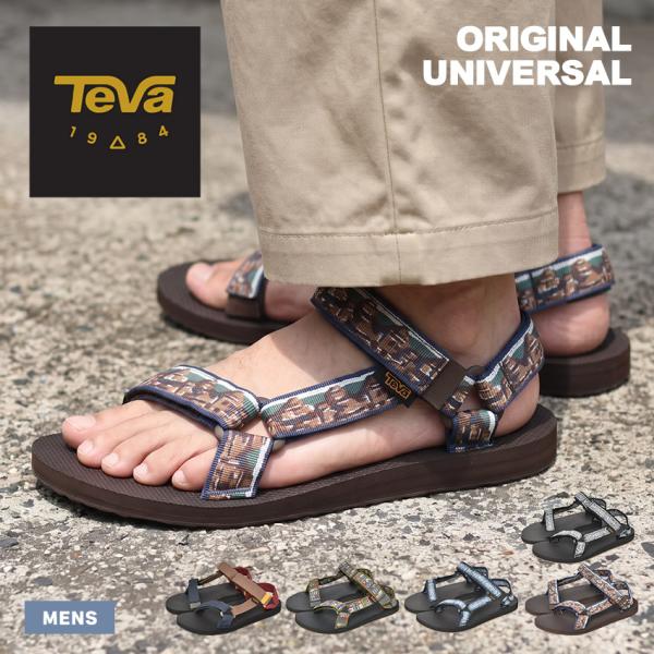 テバ サンダル メンズ オリジナル ユニバーサル TEVA 1004006 1004010 ブラック...