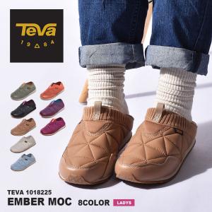 テバ スリッポン レディース エンバーモック TEVA 1018225 2WAY 靴 シューズ ブラック 黒 ホワイト 白 カーキ カジュアル キャンプ