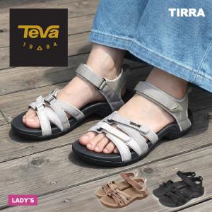 テバ サンダル レディース TIRRA TEVA 4266 ベージュ ブラック 黒 テヴァ アウトドア キャンプ レジャー ストラップサンダル 海