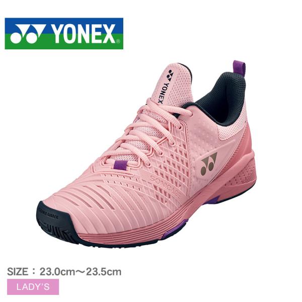 ヨネックス テニスシューズ レディース パワークッション ソニケージ3 YONEX SHTS3LAC...