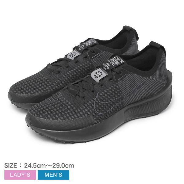 ナイキ ランニングシューズ メンズ レディース インタラクト ラン NIKE FD2291 ブラック...
