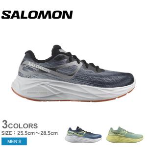 サロモン ランニングシューズ メンズ AERO GLIDE SALOMON L47049200 L47210800 L47122500 黒 白 靴 シューズ｜z-sports