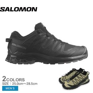 サロモン トレイルランニングシューズ メンズ XA PRO 3D V9 WIDE GORE TEX SALOMON L47277000 L47277300 ブラック 黒 カーキ 靴｜z-sports