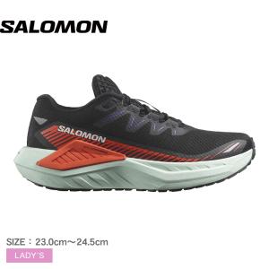 Salomon ランニングシューズ ブラック／ネイビー 23センチ Salomon ランニングシューズ ブラック／ネイビー 23センチ Salomon
