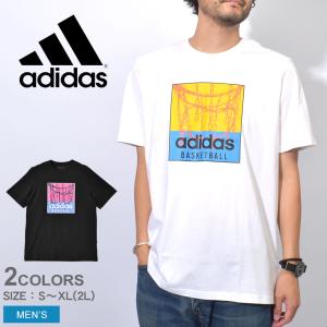 （ゆうパケット送料無料）アディダス オリジナルス Tシャツ 半袖 メンズ チェーンネット バスケットボール グラフィック ADIDAS IC1861｜z-sports