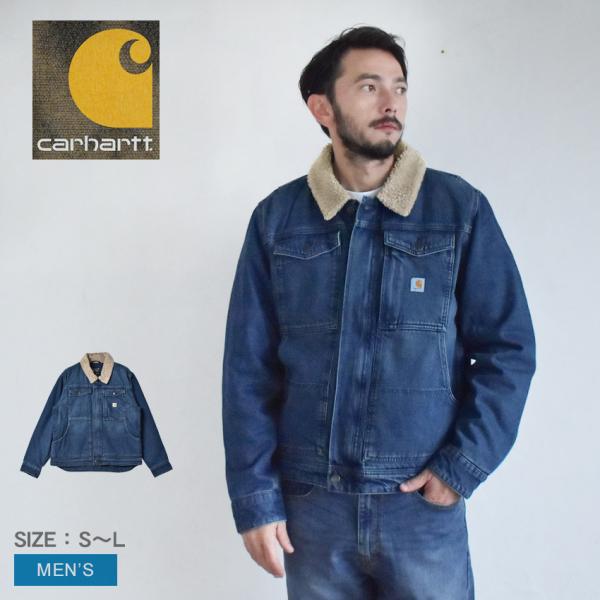 カーハート デニムジャケット メンズ リラックスフィットデニムジャケット CARHARTT 1054...