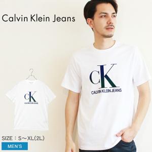 （ゆうパケット可）カルバンクラインジーンズ 半袖Tシャツ メンズ リフレクション S/S ティー 41T0137 CALVIN KLEIN JEANS｜z-sports