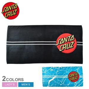 送料無料 サンタクルーズ タオル メンズ レディース CLASSIC DOT TOWEL SANTACRUZ 44641041 黒 大判タオル ビーチ 運動｜z-sports