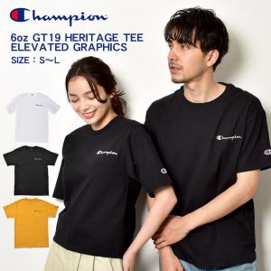 CHAMPION チャンピオン Tシャツ メンズ 6oz GT19HERITAGETEEELEVATEDGRAPHICS｜z-sports