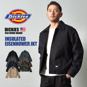 ディッキーズ ジャケット メンズ インサレート アイゼンハワー ジャケット DICKIES TJ15 黒 ネイビー 紺 グレー 長袖 送料無料｜z-sports