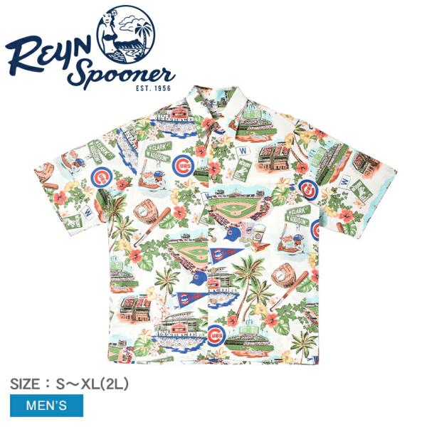 レインスプーナー 半袖シャツ メンズ CHICAGO CUBS REYN SPOONER B5528...