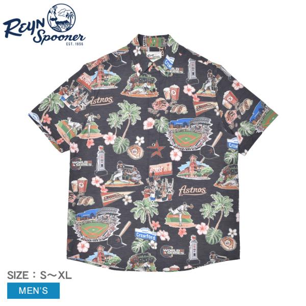 レインスプーナー 半袖シャツ メンズ HOUSTON ASTROS SCENIC PERFORMAN...