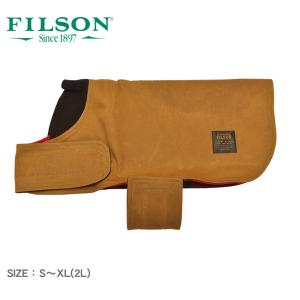 フィルソン 犬用コート SHELTER CLOTH DOG COAT FILSON 20233385 ブラウン レッド 赤 ドッグ用 ペット用品 犬 ブランド シンプル｜z-sports