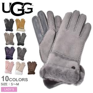 アグ グローブ レディース シームド テック グローブ UGG 17371 ブラック 黒 グレー ブラウン ウィンター シンプル レザー  女性｜z-sports