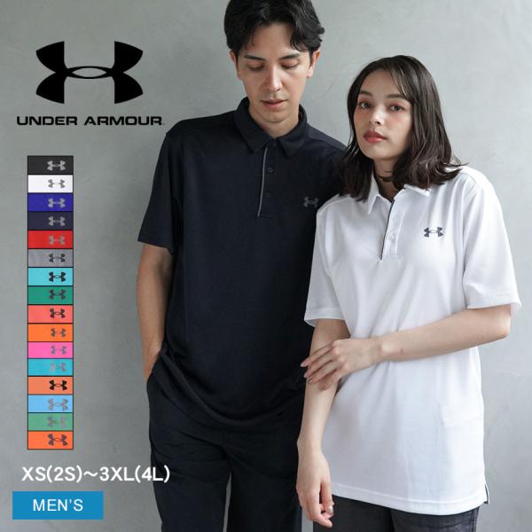 アンダーアーマー ポロシャツ メンズ テック ゴルフウエア UNDER ARMOUR 1290140...