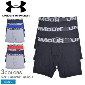 アンダーアーマー UNDER ARMOUR アンダーウェア チャージドコットン6 ボクサー3PC 1327426 メンズ 下着 （返品不可）