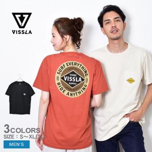 （ゆうパケット送料無料）ヴィスラ Tシャツ メンズ バーンストーム ポケット VISSLA M423SBAR ブラック 黒 半袖 ウエア サーフ｜z-sports